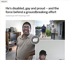 NJ.com - He's disabled, gay and proud -- and the force behind a groundbreaking effort